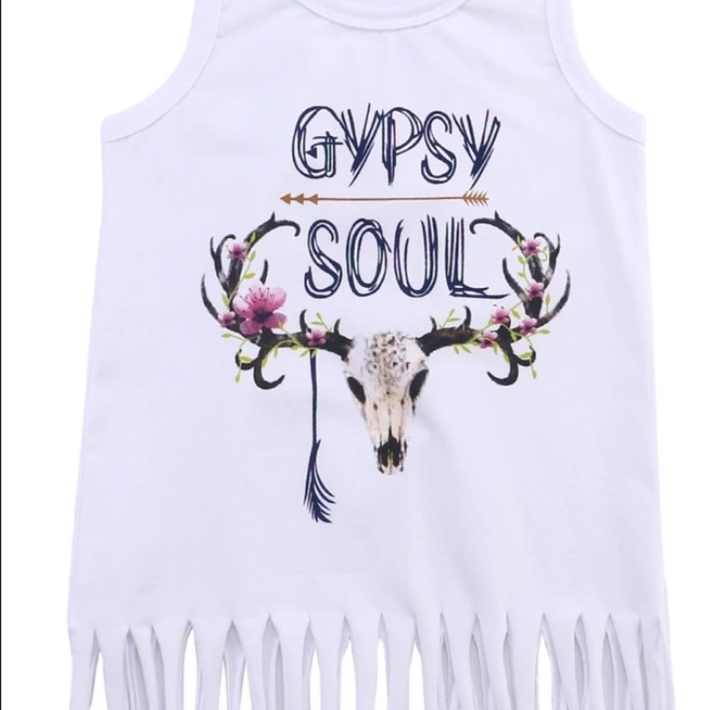 NWT gypsy soul 2T fringe tank